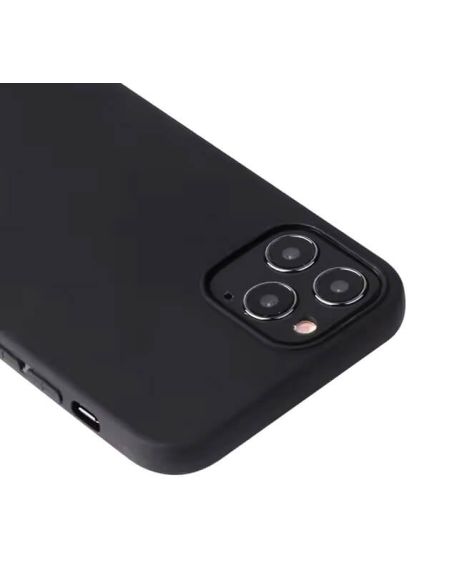 Coque en silicone Mat Noir