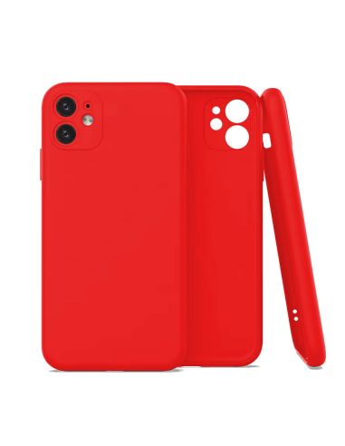 Coque en silicone Mat Rouge