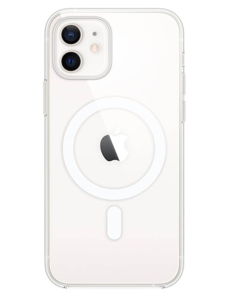Coque en silicone MagSafe transparent pour Apple iPhone 11