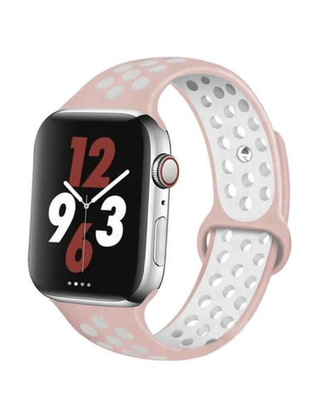 Bracelet pour Apple Watch en silicone à trous