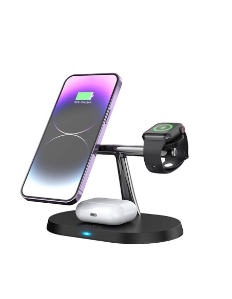 Chargeur sans fil 3 en 1 Maxlife 15W - Noir