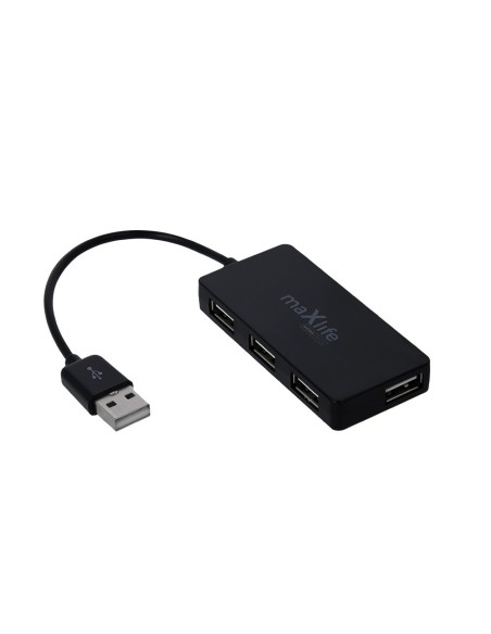 Hub USB 2.0 Maxlife - Noir