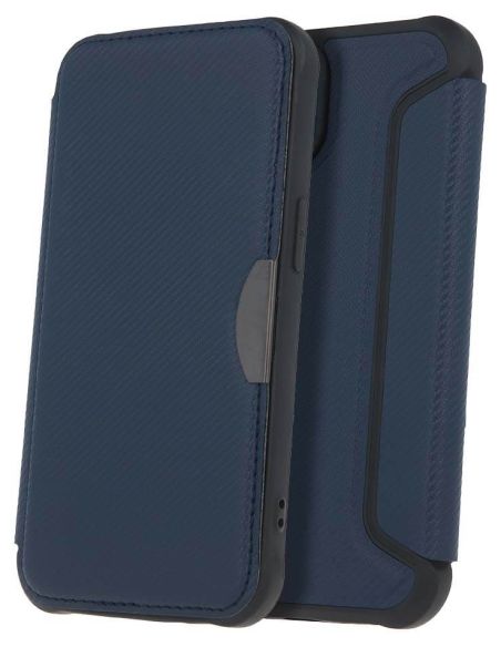 Étui Folio Smart Carbon Bleu