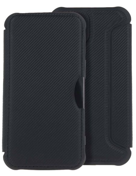 Étui Folio Smart Carbon Noir