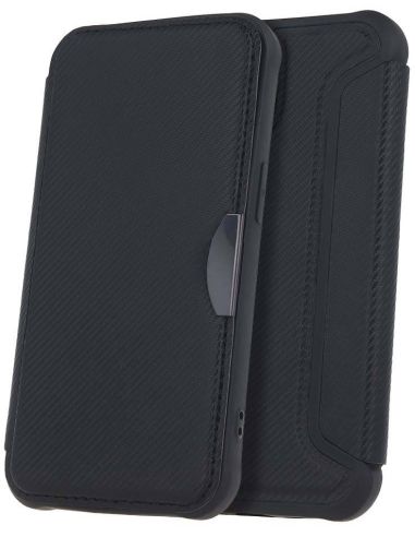 Étui Folio Smart Carbon Noir
