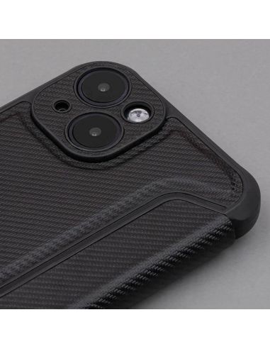 Étui Folio Smart Carbon Noir