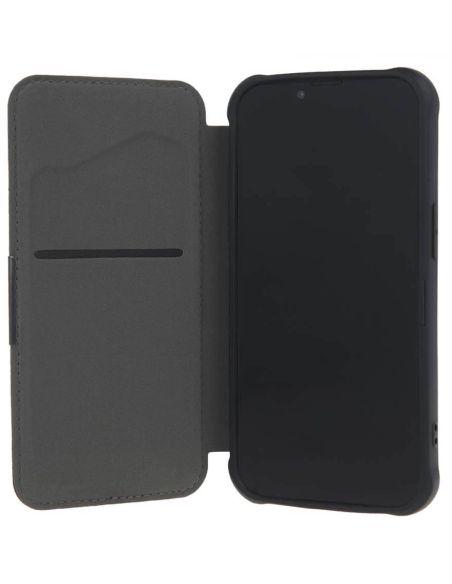 Étui Folio Smart Carbon Silver