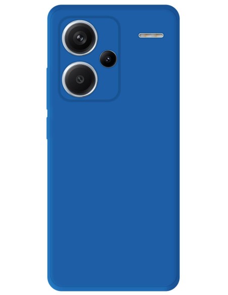 Coque en silicone Mat Xiaomi Redmi Note 13 Pro Plus 5G - Bleu