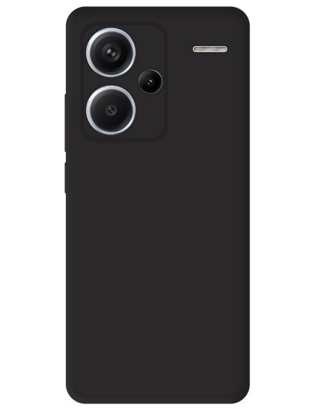 Coque en silicone Mat Xiaomi Redmi Note 13 Pro Plus 5G - Noir