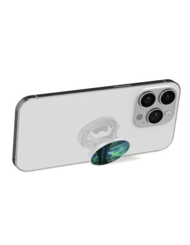 Grip imprimé pour téléphone | Design Aurores Boréales | Poignée et support smartphone