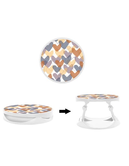 Grip imprimé pour téléphone | Design Autumn love | Poignée et support smartphone