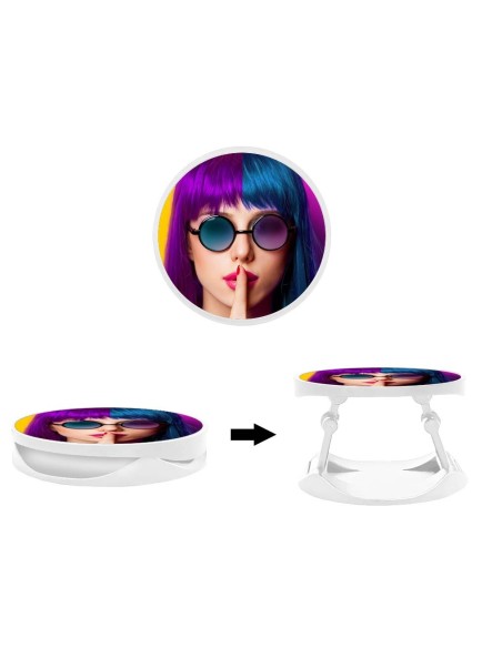 Grip imprimé pour téléphone | Design Chut | Poignée et support smartphone