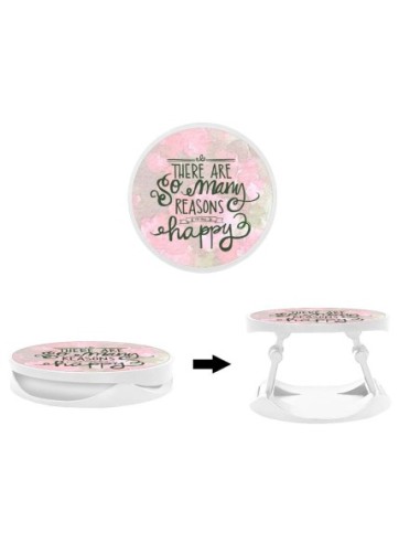 Grip imprimé pour téléphone | Design Citation 02 | Poignée et support smartphone