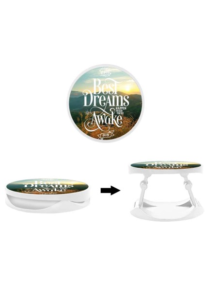 Grip imprimé pour téléphone | Design Citation 07 | Poignée et support smartphone