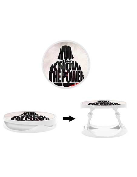 Grip imprimé pour téléphone | Design Citation 16 | Poignée et support smartphone