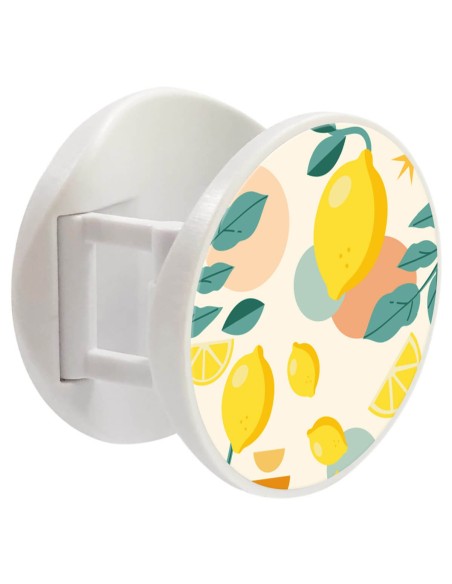 Grip imprimé pour téléphone | Design Citron | Poignée et support smartphone