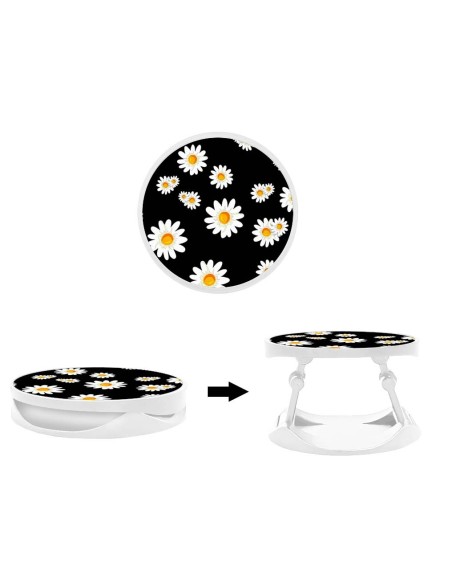 Grip imprimé pour téléphone | Design Daisy | Poignée et support smartphone