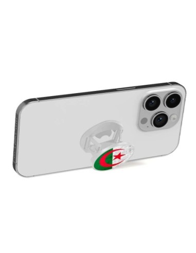 Grip imprimé pour téléphone | Design Drapeau Algérie | Poignée et support smartphone