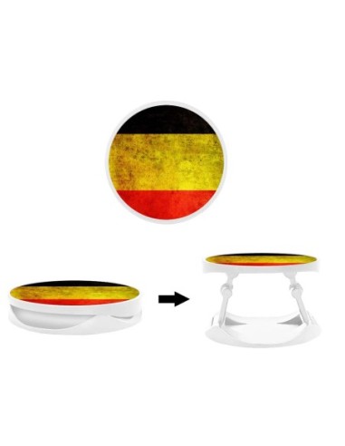Grip imprimé pour téléphone | Design Drapeau Belgique | Poignée et support smartphone