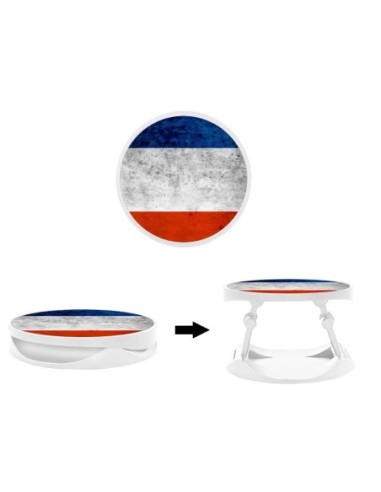 Grip imprimé pour téléphone | Design Drapeau France | Poignée et support smartphone