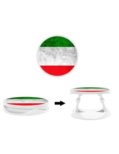 Grip imprimé pour téléphone | Design Drapeau Italie | Poignée et support smartphone