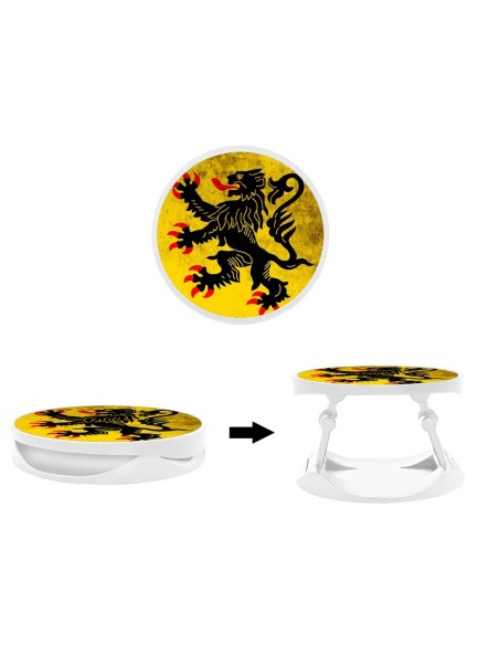 Grip imprimé pour téléphone | Design Drapeau Nord | Poignée et support smartphone