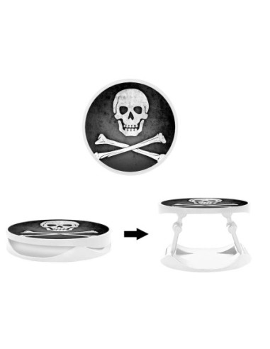 Grip imprimé pour téléphone | Design Drapeau Pirate | Poignée et support smartphone