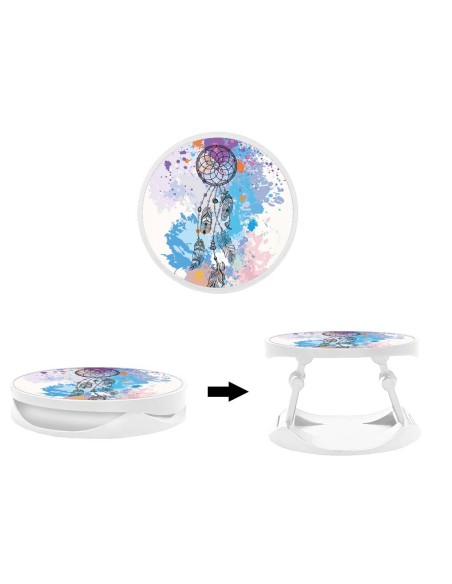 Grip imprimé pour téléphone | Design Dreamcatcher Color | Poignée et support smartphone
