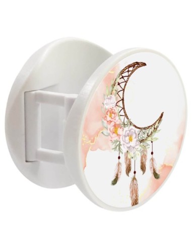 Grip imprimé pour téléphone | Design Dreamcatcher Lune | Poignée et support smartphone