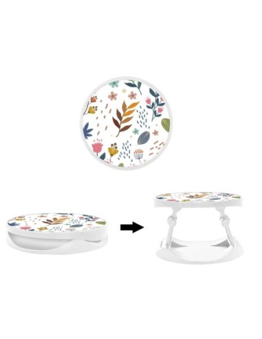 Grip imprimé pour téléphone | Design Fleurs colorées | Poignée et support smartphone