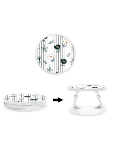 Grip imprimé pour téléphone | Design Fleurs de Jardin | Poignée et support smartphone