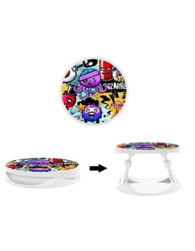 Grip imprimé pour téléphone | Design Graffiti 2 | Poignée et support smartphone