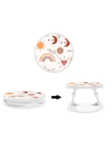 Grip imprimé pour téléphone | Design Harmonie astrale | Poignée et support smartphone