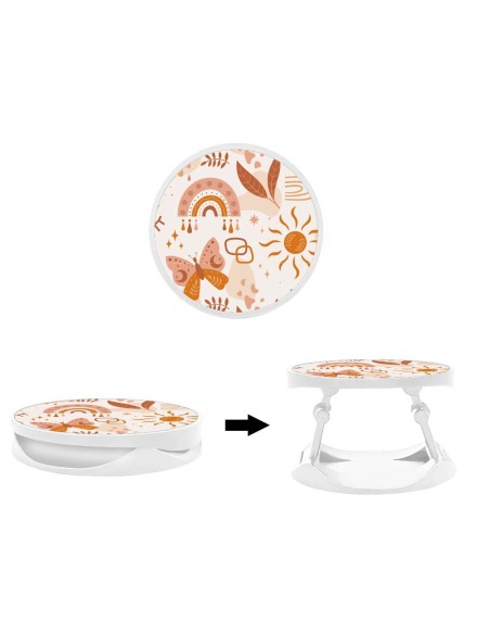 Grip imprimé pour téléphone | Design Jardin lumineux | Poignée et support smartphone