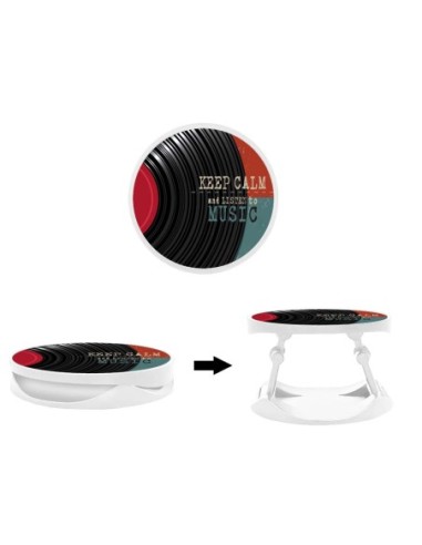 Grip imprimé pour téléphone | Design Keep calm | Poignée et support smartphone