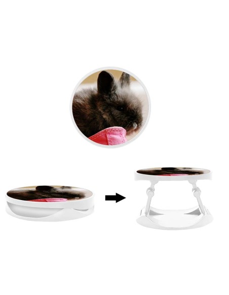 Grip imprimé pour téléphone | Design Lapin allstar | Poignée et support smartphone