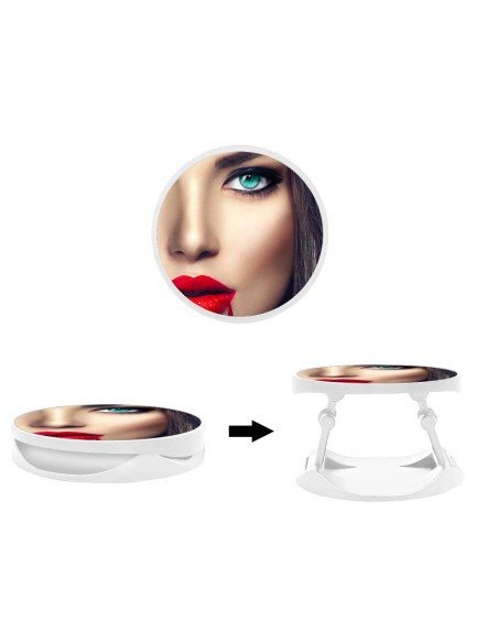 Grip imprimé pour téléphone | Design Lèvres Sang | Poignée et support smartphone