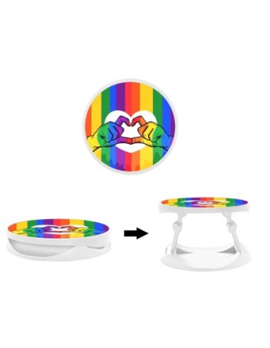 Grip imprimé pour téléphone | Design LGBT | Poignée et support smartphone