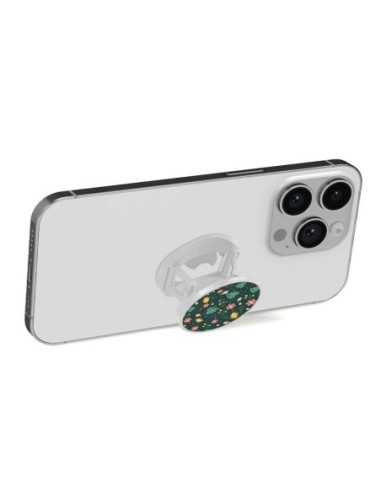 Grip imprimé pour téléphone | Design Liberty monstera | Poignée et support smartphone
