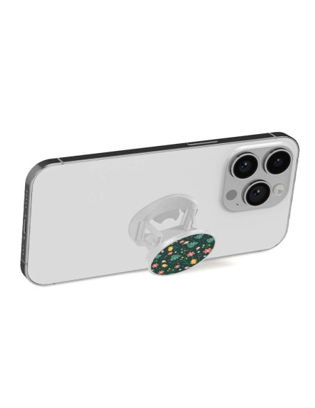 Grip imprimé pour téléphone | Design Liberty monstera | Poignée et support smartphone