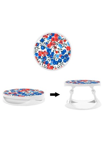 Grip imprimé pour téléphone | Design Liberty Wiltshire Bleu | Poignée et support smartphone