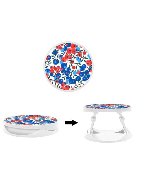 Grip imprimé pour téléphone | Design Liberty Wiltshire Bleu | Poignée et support smartphone