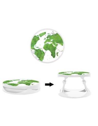 Grip imprimé pour téléphone | Design Map Travel | Poignée et support smartphone