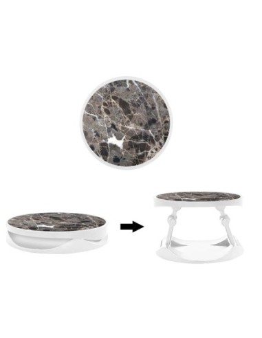 Grip imprimé pour téléphone | Design Marbre | Poignée et support smartphone