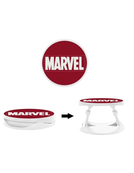 Grip imprimé pour téléphone | Design Marvel | Poignée et support smartphone