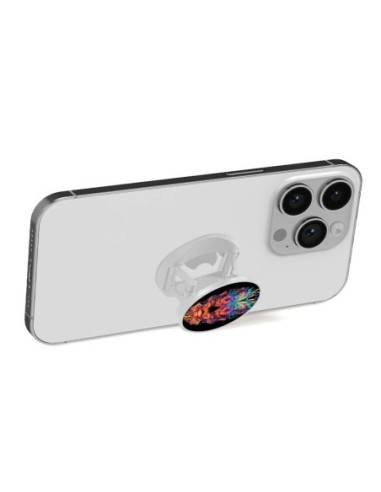 Grip imprimé pour téléphone | Design Masque carnaval | Poignée et support smartphone