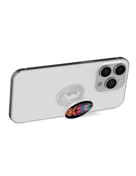 Grip imprimé pour téléphone | Design Masque carnaval | Poignée et support smartphone