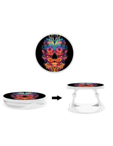 Grip imprimé pour téléphone | Design Masque carnaval | Poignée et support smartphone