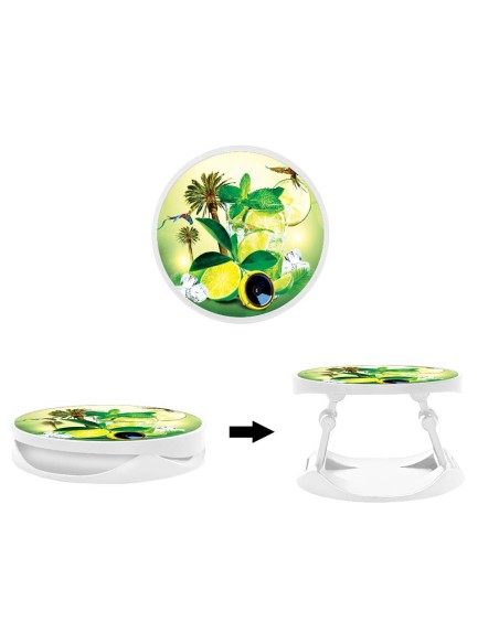 Grip imprimé pour téléphone | Design Mojito Forêt | Poignée et support smartphone