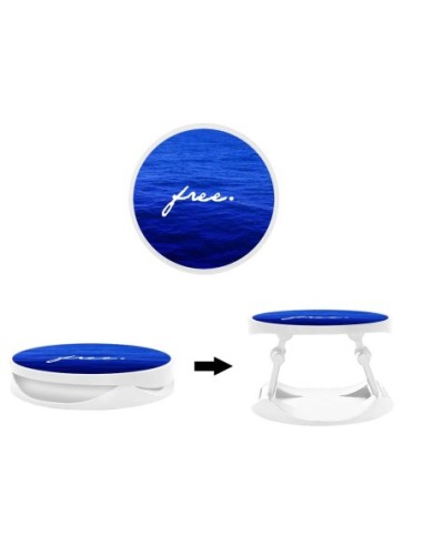 Grip imprimé pour téléphone | Design Océan free | Poignée et support smartphone